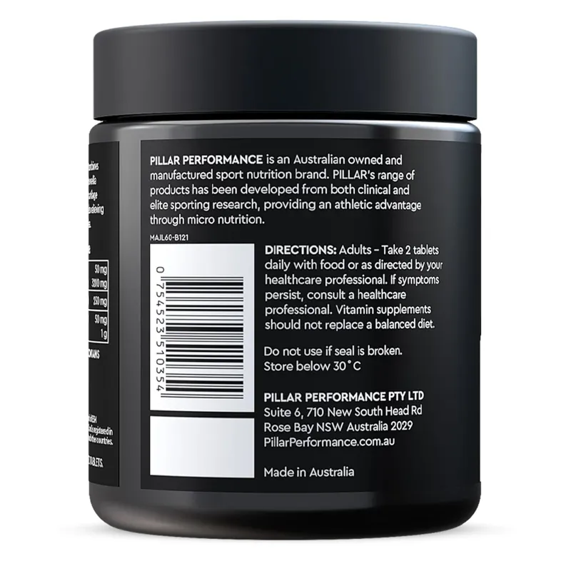 PILLAR Performance Motion Armour Joint Longevity 60 Tab-2